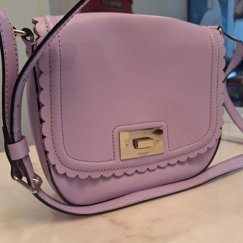 NWOT Kate Spade Lavender Lilac Road Seth Bag W/ Crossbody - Picture 2 of 5